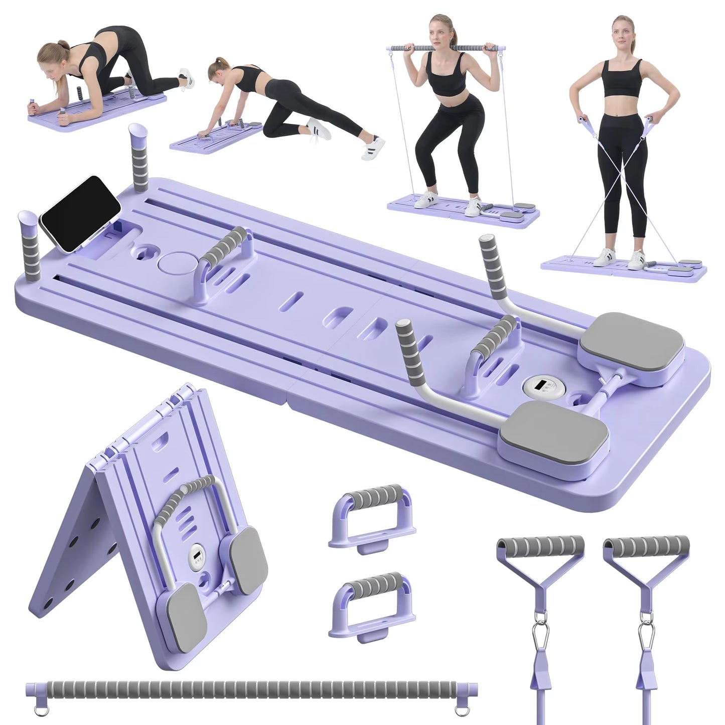 Multifunctional Fitness Board Pilates Reformer Abdominal Board Push up Plate Board Ab Board Fitness Core Workout Equipment