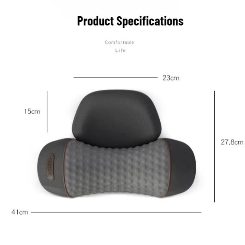 Electric Massager Cervical Pillow Hot Compress Vibration Massage Neck Traction Relax Sleeping Memory Foam Pillow Spine Support