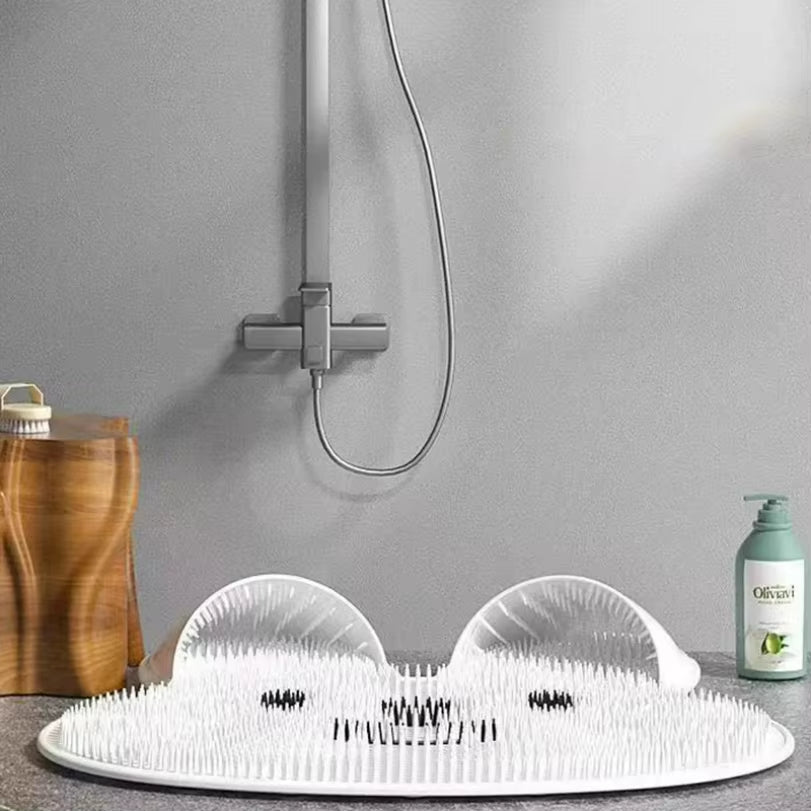 Silicone Massage Foot Mat Bathroom Non-Slip Mat Bath Foot Rubbing Artifact Foot Wash to Remove Dead Skin Shower Room Floor